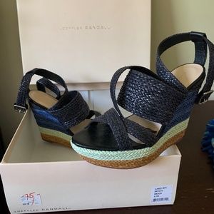 Loeffler Randall multi braid summer wedge